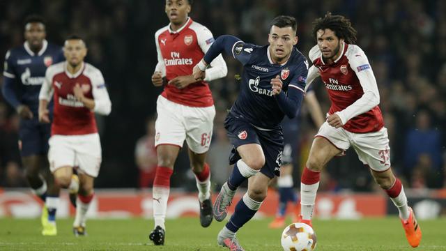 FOTO: Crvena Zvezda Berhasil Tahan Imbang Arsenal