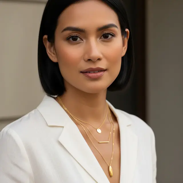 9 Inspirasi Kalung Emas Layering yang Lagi Hits, Tampil Modis dan Berkelas