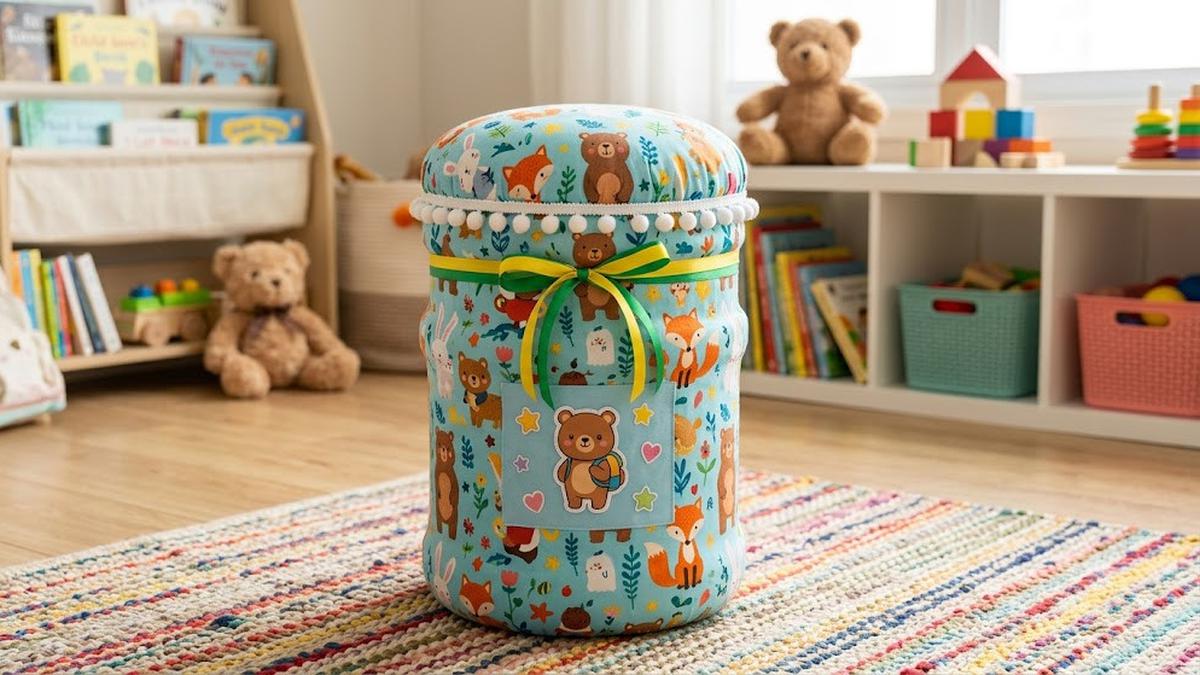 Galon Bekas Disulap Jadi Kursi Mini untuk Anak, Ini 5 Langkah Mudah Membuatnya