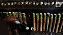 Untuk diketahui, lemang merupakan salah satu makanan tradisional yang cukup diminati selama bulan Ramadan. (Liputan6.com/Herman Zakharia)