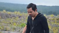 Manny Pacquiao di lereng Gunung Merapi (Liputan6.com / Fathi Mahmud)