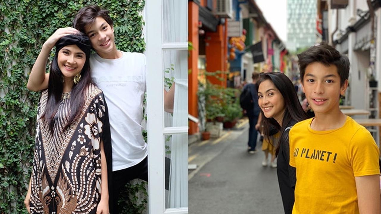 Bak Kakak Beradik, Ini 7 Potret Kebersamaan Maudy Koesnaedi dan Putranya