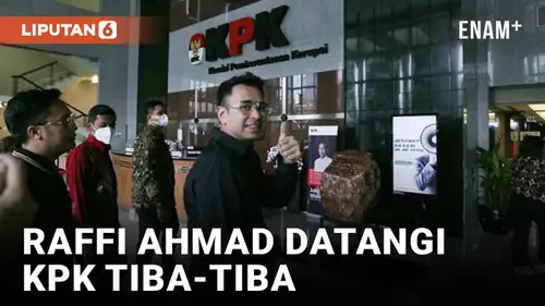 VIDEO: Raffi Ahmad Datangi KPK, Jadi Saksi Kasus?