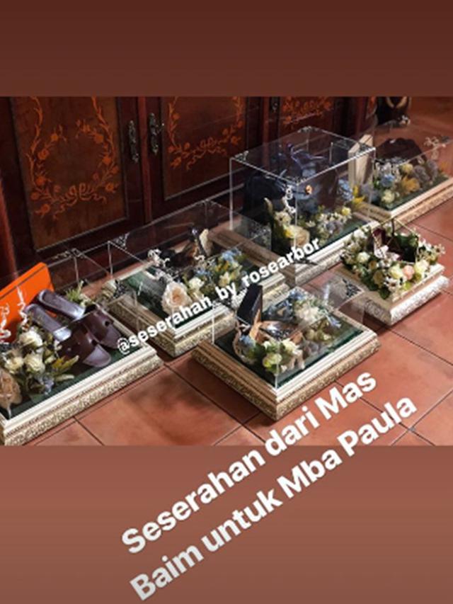 Tas Ratusan Juta Rupiah Seserahan dari Baim Wong untuk 