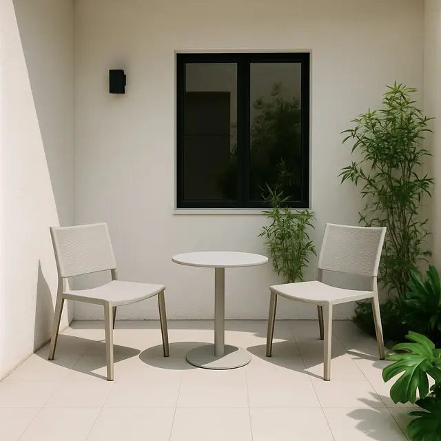 Inspirasi teras samping rumah sederhana (Image by ChatGPT)