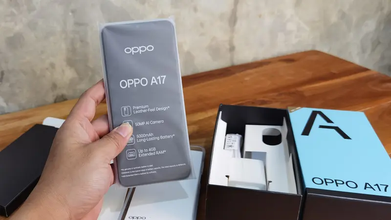 Oppo A17. Liputan6.com/Iskandar