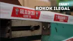 Bea cukai sita rokok ilegal yang jumlahnya 11 juta batang rokok
