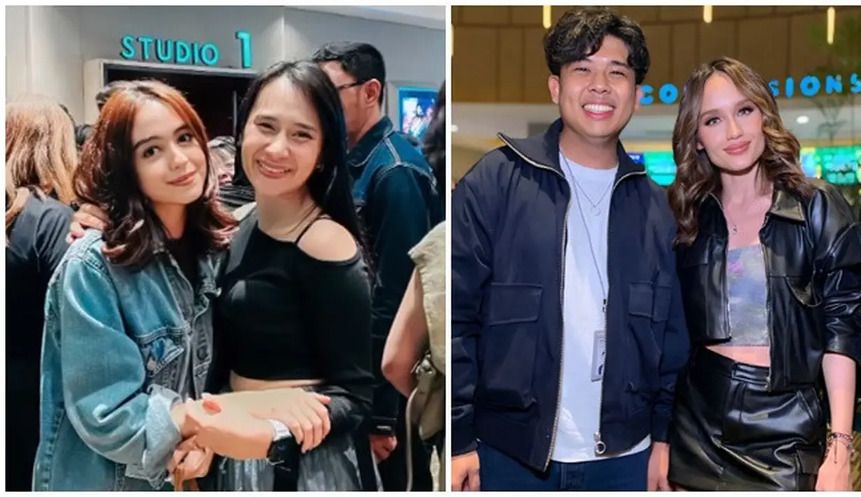 Cinta Laura dan Yasamin Jasem juga hadiri gala premiere 13 Bom di Jakarta. Keduanya tak lupa untuk ajak masyarakat Indonesia saksikan film tersebut pada 28 Desember 2023 mendatang. Dalam momen tersebut, Cinta Laura tampil kece dengan rok mini dan jaket kulit crop top kemudian dipadukan dengan boots. Sementara Yasamin Jasem cantik dengan jaket denim dan rambut digerai. (Liputan6.com/IG/@yasaminjasem/@claurakiehl