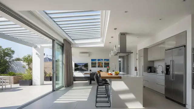 Model Atap Dapur Terbuka Sliding Buka Tutup Modern/Gemini AI