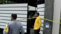 Suara ledakan sangat keras hingga merusak bagian depan rumah walikota Kendari.