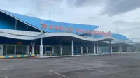 Erupsi Gunung Ibu, Bandara Kuabang Kao Tutup Sementara