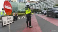 1.249 Polantas Dikerahkan Atur Lalu Lintas Jakarta Selama Demo 28 Oktober