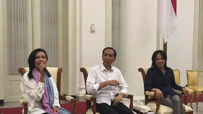 Presiden Jokowi dan artis