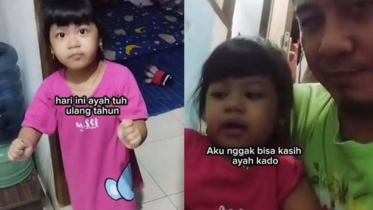 Viral Momen Anak Rayakan Ultah Ayahnya, Hadiah yang Diberikan Bikin Haru