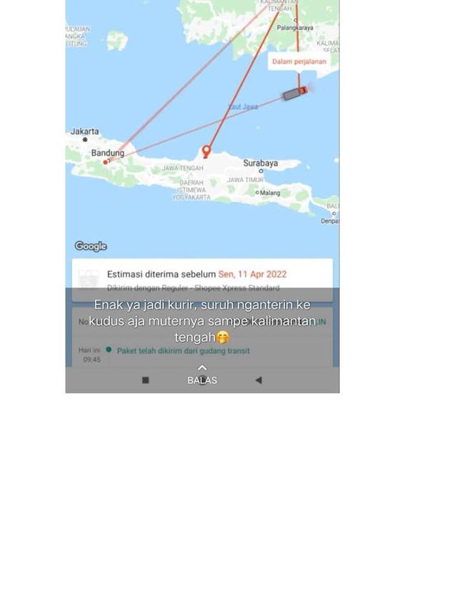 7 Potret Rute Kurir saat Kirim Barang Ini Bikin Tepuk Jidat