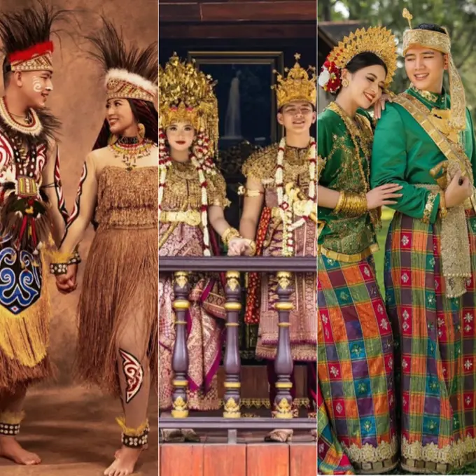 Prewedding Putri Andika Perkasa, Angela Perkasa Kenakan 7 Pakaian Adat Indonesia