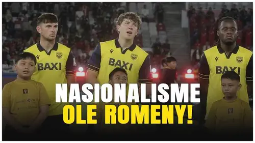 VIDEO: Berseragam Oxford United, Ole Romeny Nyanyikan Indonesia Raya