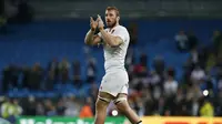 Kebugaran fisik kapten Inggris Chris Robshaw dengan otot-otot besarnya menjadi perhatian di Piala Dunia Rugby 2015. (Reuters / Jason Cairnduff)
