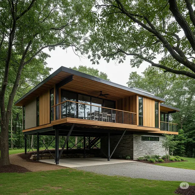 Model Rumah Elit Sederhana 2025. Foto: Gemini