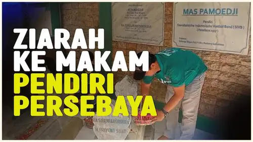 VIDEO: Jelang Rayakan Hari Jadi ke-97, Manajemen Ziarah ke Makam Pendiri Persebaya Surabaya