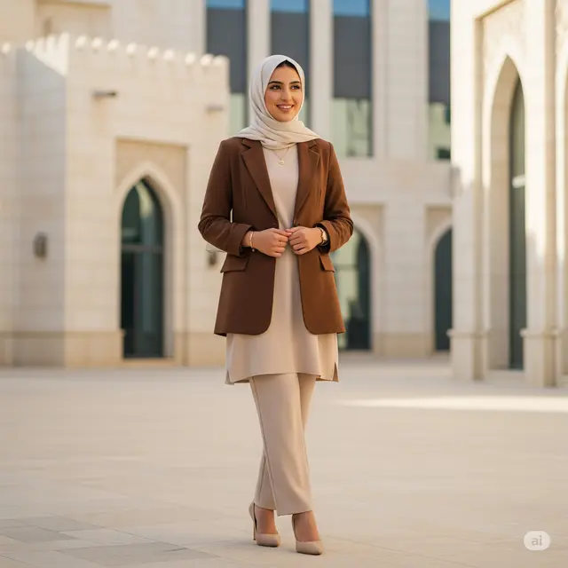 Ide Mix and Match Tunik, Blazer, dan Hijab untuk Tampil Elegan di Berbagai Acara