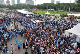 Pasar Murah di Monas (Foto: Biro Pers Sekretariat Presiden)