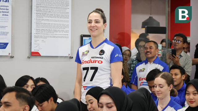 Giovanna Milana menjadi pemain baru Jakarta Pertamina Enduro di Proliga 2024