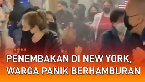 VIDEO: Detik-Detik Kepanikan Penumpang Kereta Brooklyn Saat Aksi Penembakan