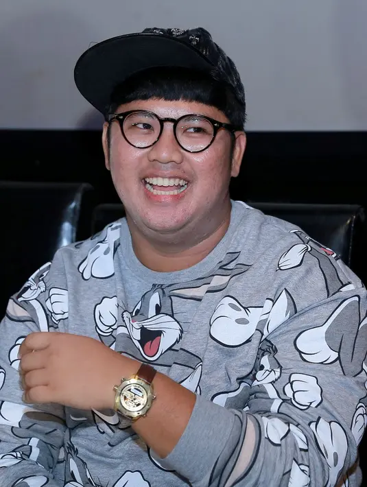 Tak cukup puas, aktor bertubuh tambun, Ricky Cuaca siap merambah ke dunia tarik suara. (Galih W. Satria/Bintang.com)