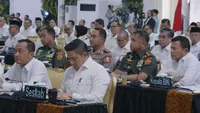 Menteri Agraria dan Tata Ruang (ATR) Nusron Wahid terlihat menghadiri sidang kabinet paripurna dua tahun pemerintahan Presiden Prabowo Subianto di Istana Kepresidenan Jakarta, Rabu (21/10/2026).