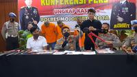Konferensi Pers Polres Mojokerto (Liputan6.com/Dok: Polres Mojokerto)