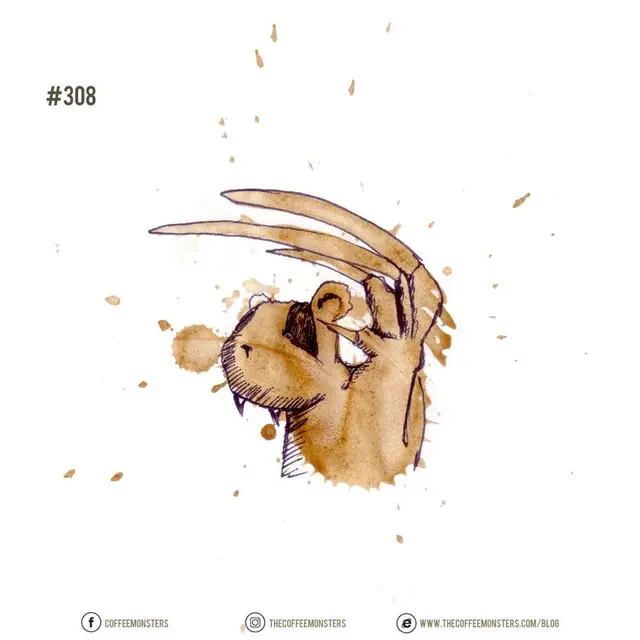 Ciptakan Gambar Unik Dari Sebuah Noda Kopi, 6 Karya Pria Ini Kreatif Banget