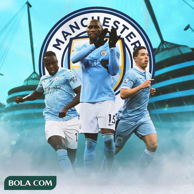 Manchester City - Benjamin Mendy, Eliaquim Mangala, Samir Nasri