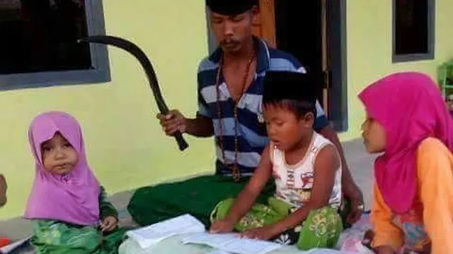 cara unik ortu asuh anak (foto: brilio)