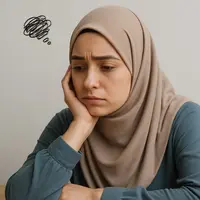 Ilustrasi Seseorang yang Susah Move On/copyright ilustrasi dibuat AI