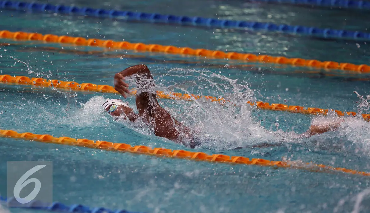 Perenang Jawa Barat, Triadi Fauzi S dapat perak di SEA Games 2017. (Liputan6.com/Helmi Fithriansyah)