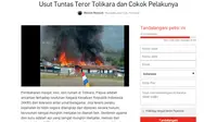 Petisi Usut Tuntas Teror Tolikara (change.org)