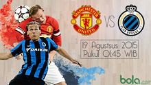 Manchester United vs Club Brugge (Bola.com/Samsul Hadi)