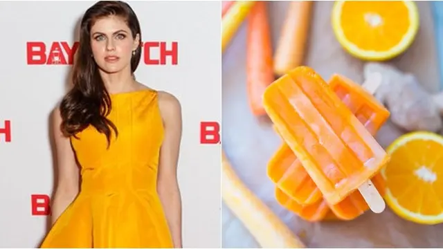 Cocoklogi Alexandra Daddario sebagai es krim stik