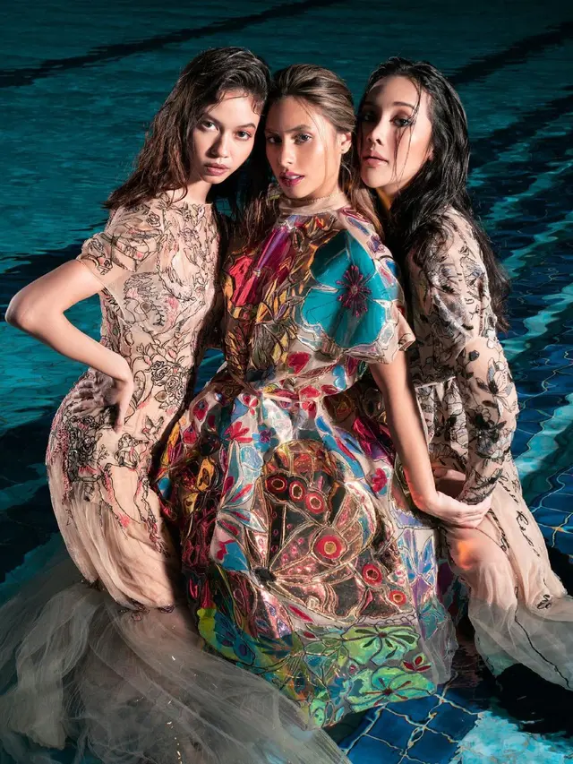 5 Gaya Pemotretan Yuki Kato, Valeriw Thomas, dan Anya Geraldine, Menawan