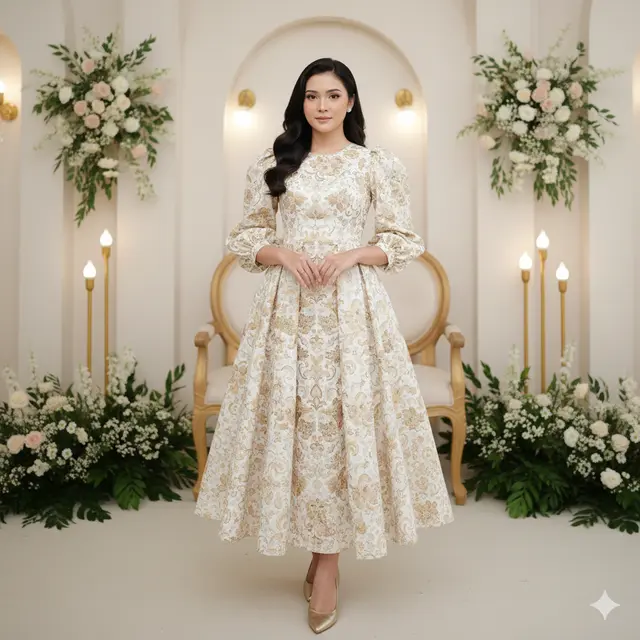 Model Batik Seragam Sinoman Wanita
