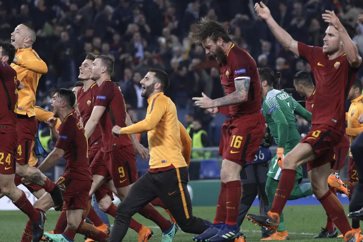 Liga Champions, Barcelona, AS Roma