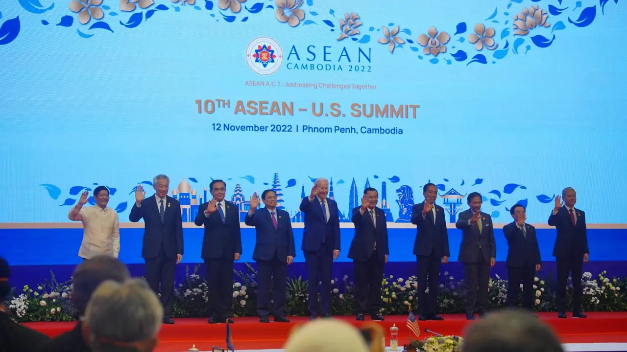 Presiden Joko Widodo (Jokowi) dalam KTT ASEAN-AS