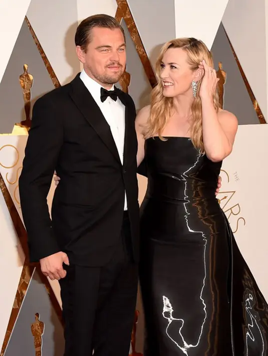 Bicara soal kedekatan Kate Winslet dan Leonardo DiCaprio, Ned Rocknroll tidak risau dengan hubungan istrinya bersama Leonardo. Pria tersebut sudah mengetahui hubungan yang sebenarnya di antara mereka. (AFP/Jasson Merritt)