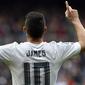 3. James Rodriguez, penampilannya yang inkonsisten membuat gelandang asal Kolombia ini kurang disukai Zinedine Zidane. (AFP/Gerard Julien) 