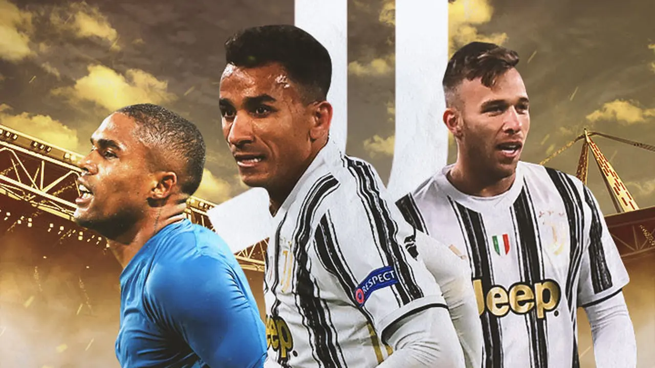 Juventus - Douglas Costa, Danilo, Arthur Melo