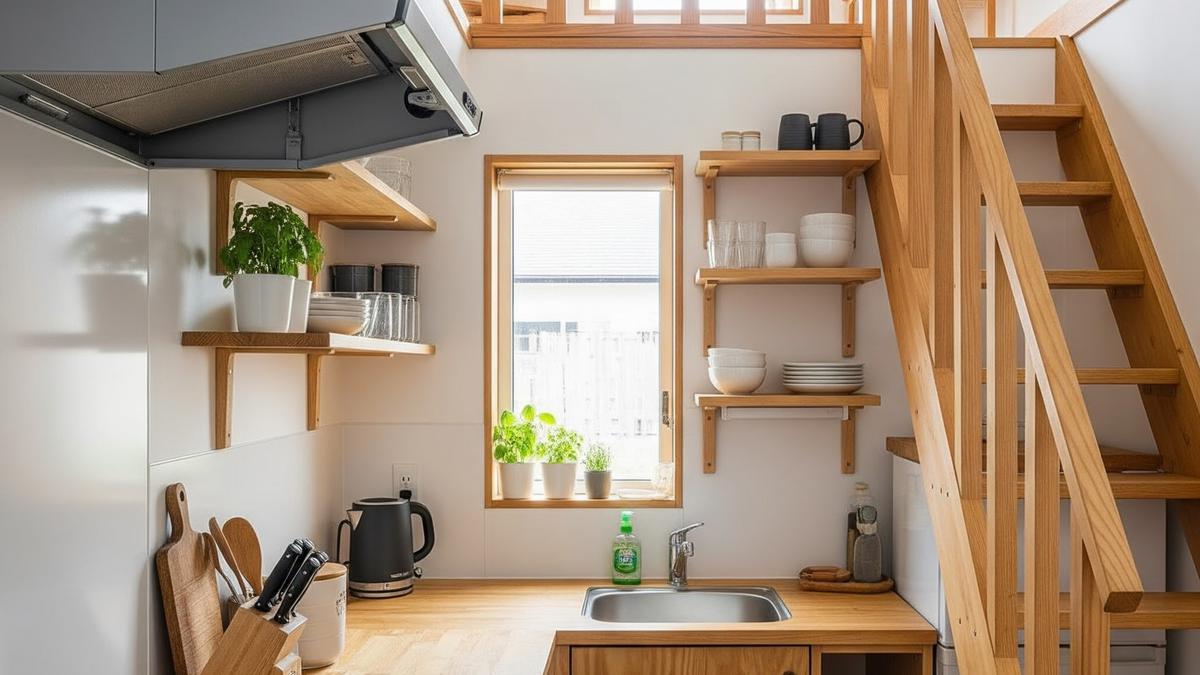 8 Ide Dapur Mezzanine di Rumah Mungil Hemat Biaya, Fungsional tapi Tetap Stylish