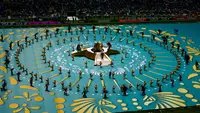 Opening ceremony Piala Dunia 2026 berlangsung meriah. (Rodrigo OROPEZA / AFP)