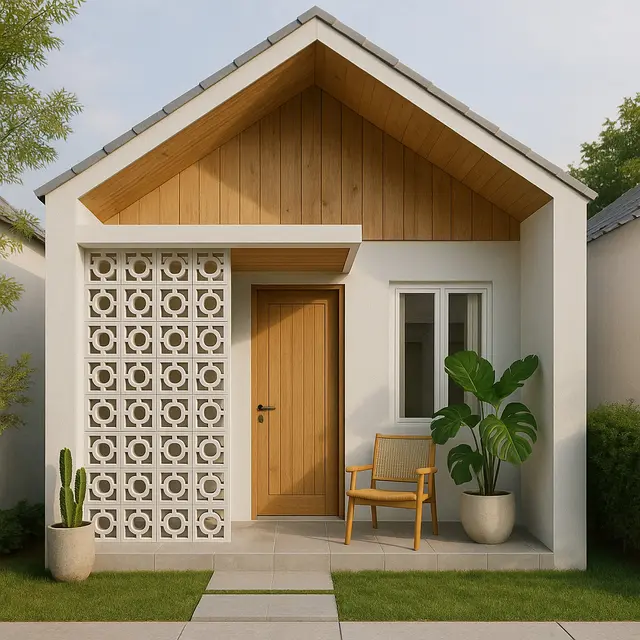 8 Model Rumah Sederhana Tipe 21 dengan Teras Roster yang Kini Tren di 2025, Estetik & Fungsional
