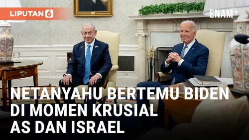 VIDEO: Benjamin Netanyahu Bertemu Joe Biden di Gedung Putih pada saat yang Krusial bagi AS dan Israel